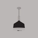 Hanging Lamp 5005C Black Loox