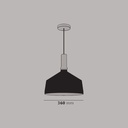 Hanging Lamp 5005C Black Loox