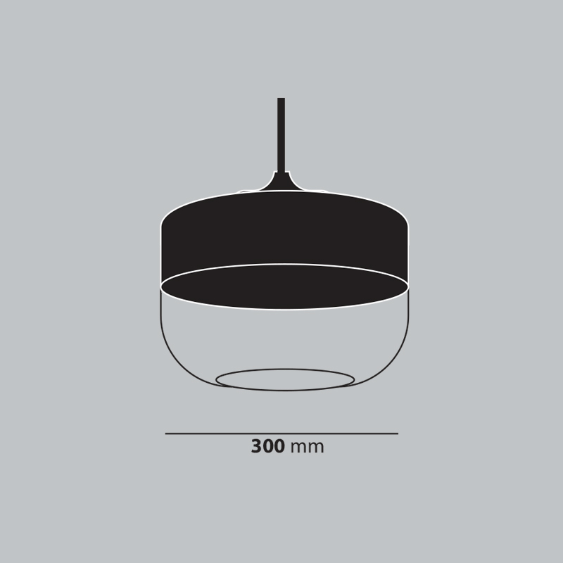 Hanging Lamp 3003004 Black Loox