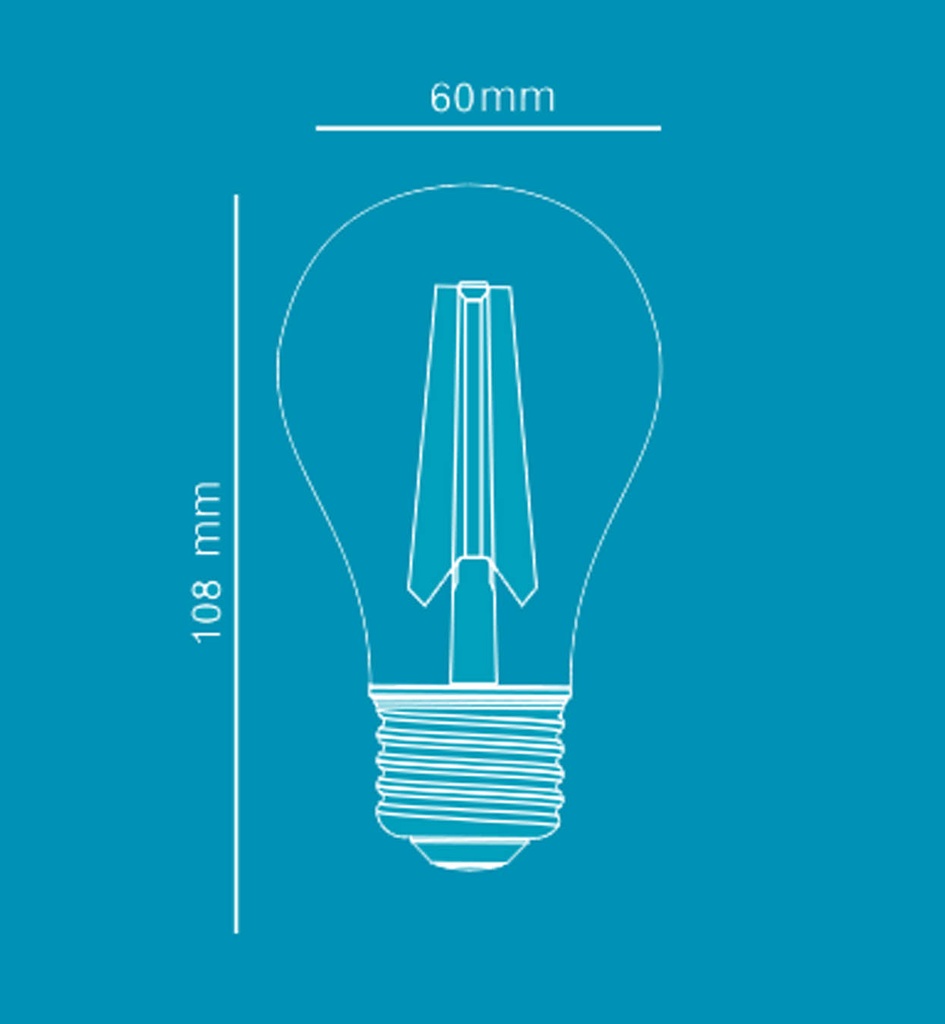 A Bulb Filament 8W Loox