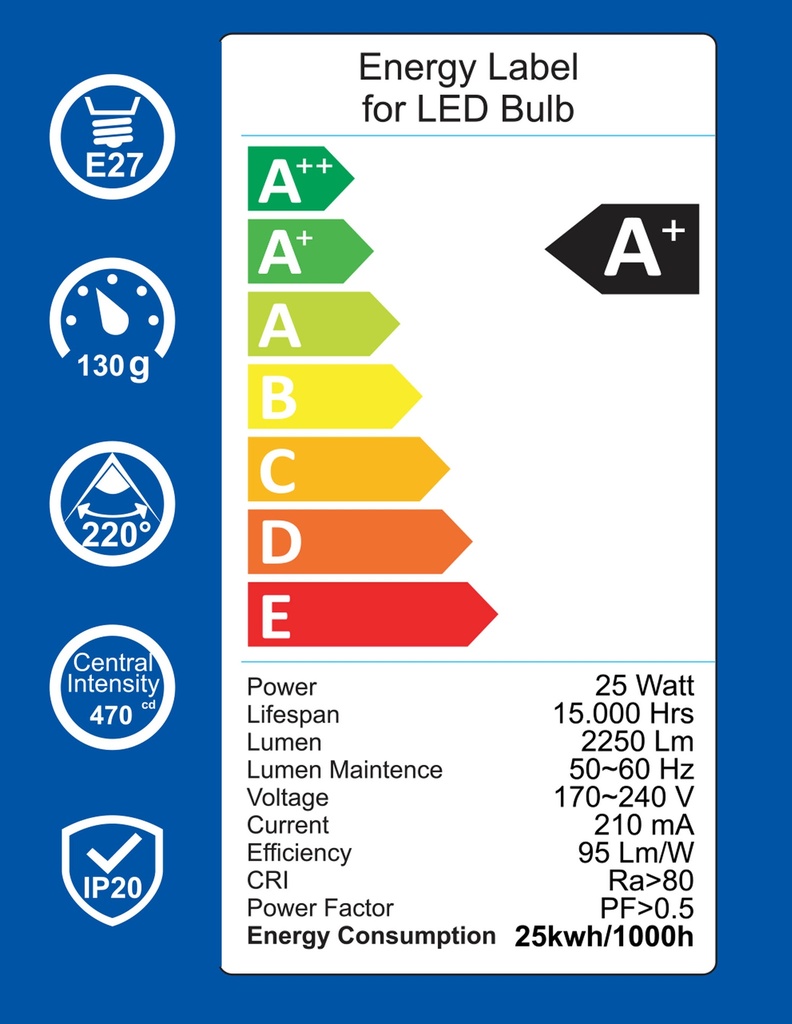 T Bulb 25W  Lumination