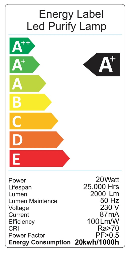 Linear Light Purify 20W Lumination