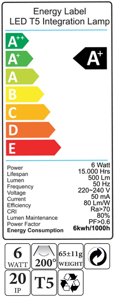 Linear T5 Integration 6W  Loox
