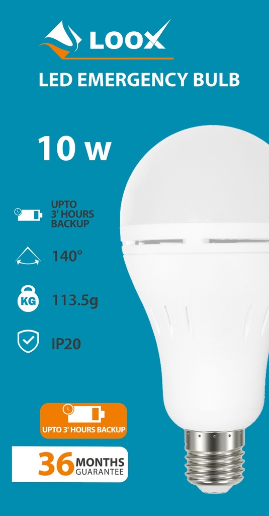 A Bulb 10W emergency  Loox