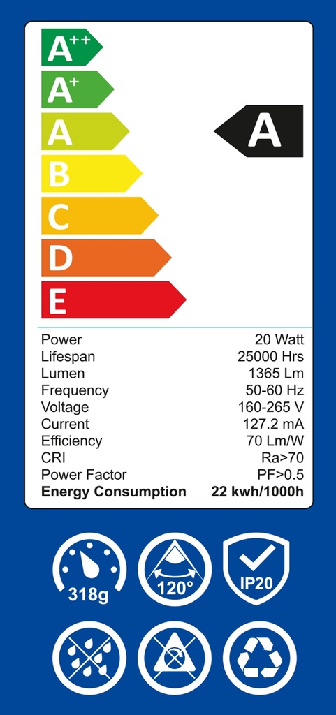 Cob Downlight 20W Lumination