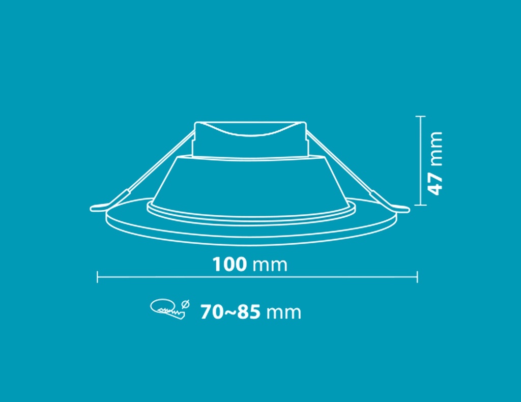 Downlight 5W D3 Loox