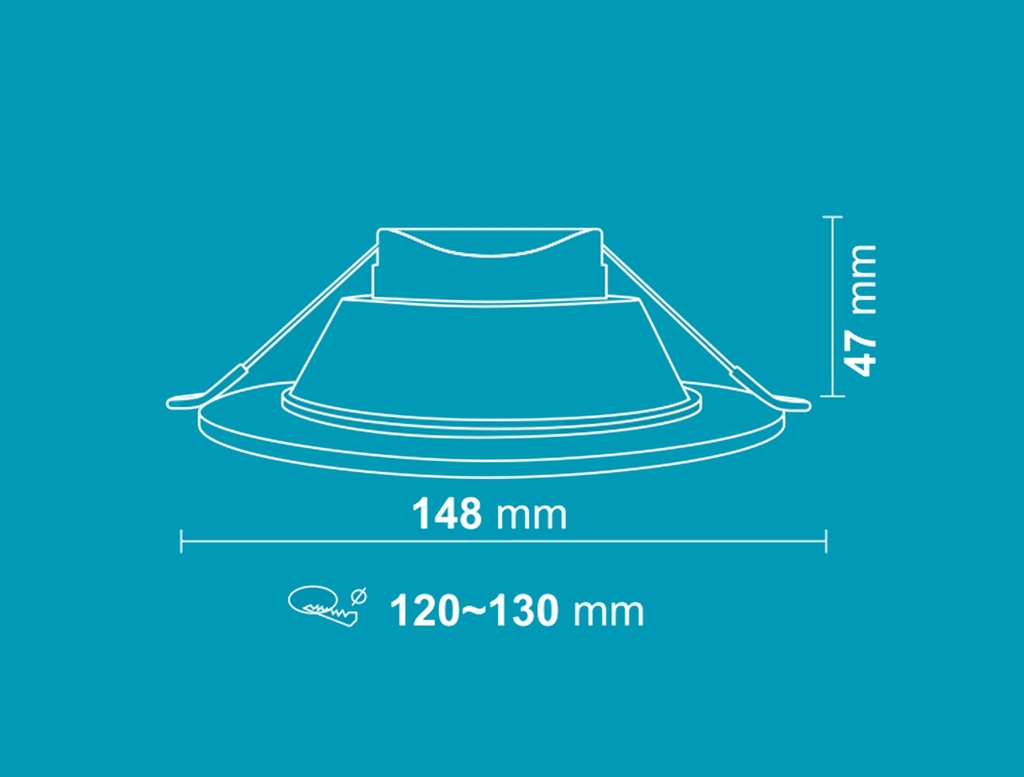 Downlight 12W D3 Loox