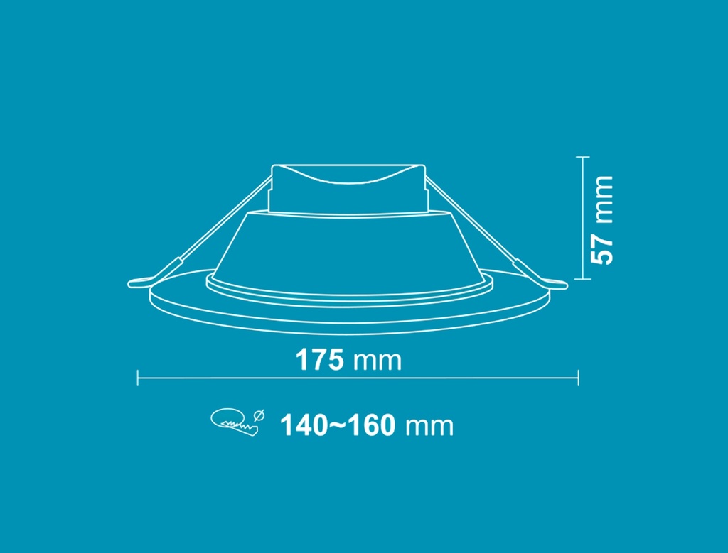 Downlight 18W D3 Loox