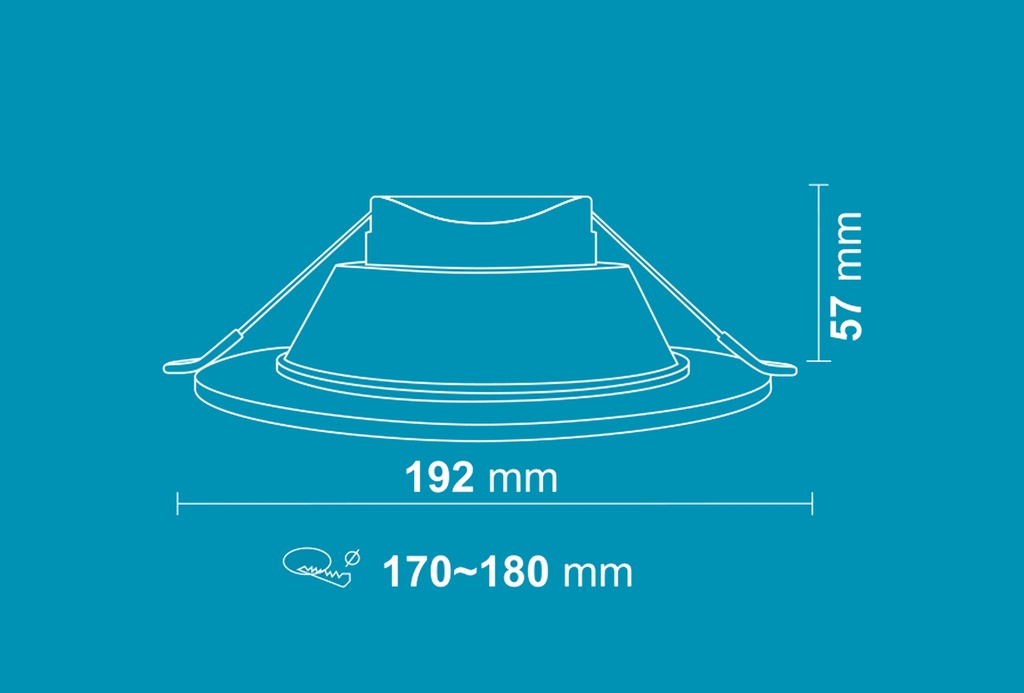 Downlight 24W D3 Loox