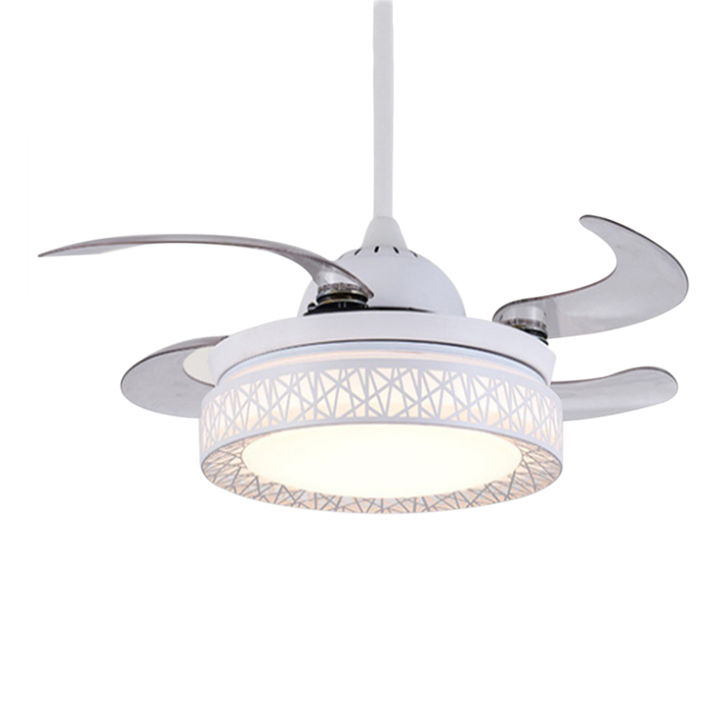 Ceiling Fan With Light 72033W White Loox