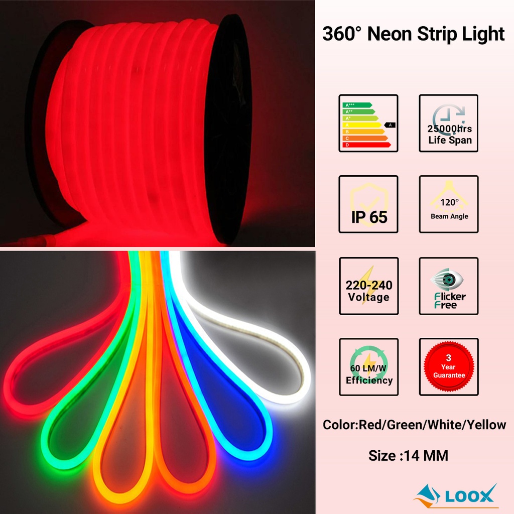 Neon Strip Light 360° 2835-120 Loox