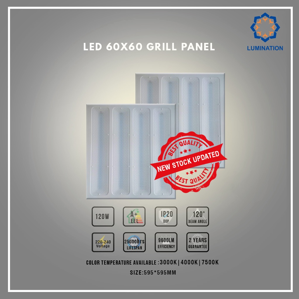 Panel 120W 60*60 Grill Backlight Lumination