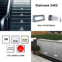 Stair Case 2402 Series Frosted N/M