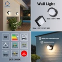 Wall Light 7W 133*67 Lumination