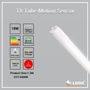 Motion Sensor (2Step-Dim) T8 Tube 18W Loox