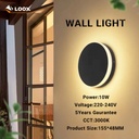 Wall Light 10W Concrete Finish 155*48 Loox