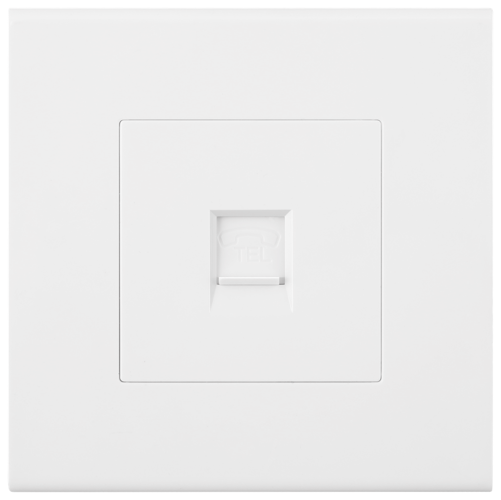 Telephone Socket Single Port Piano Loox