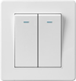 Light Switch 2 Gange Latif Series Loox