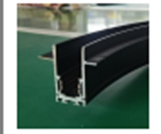 Recessed  Curve Rail For Magnetic Linear Track Line Loox