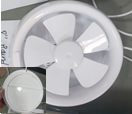 Exhaust Fan 20W Round 8" Auto-shutter Loox