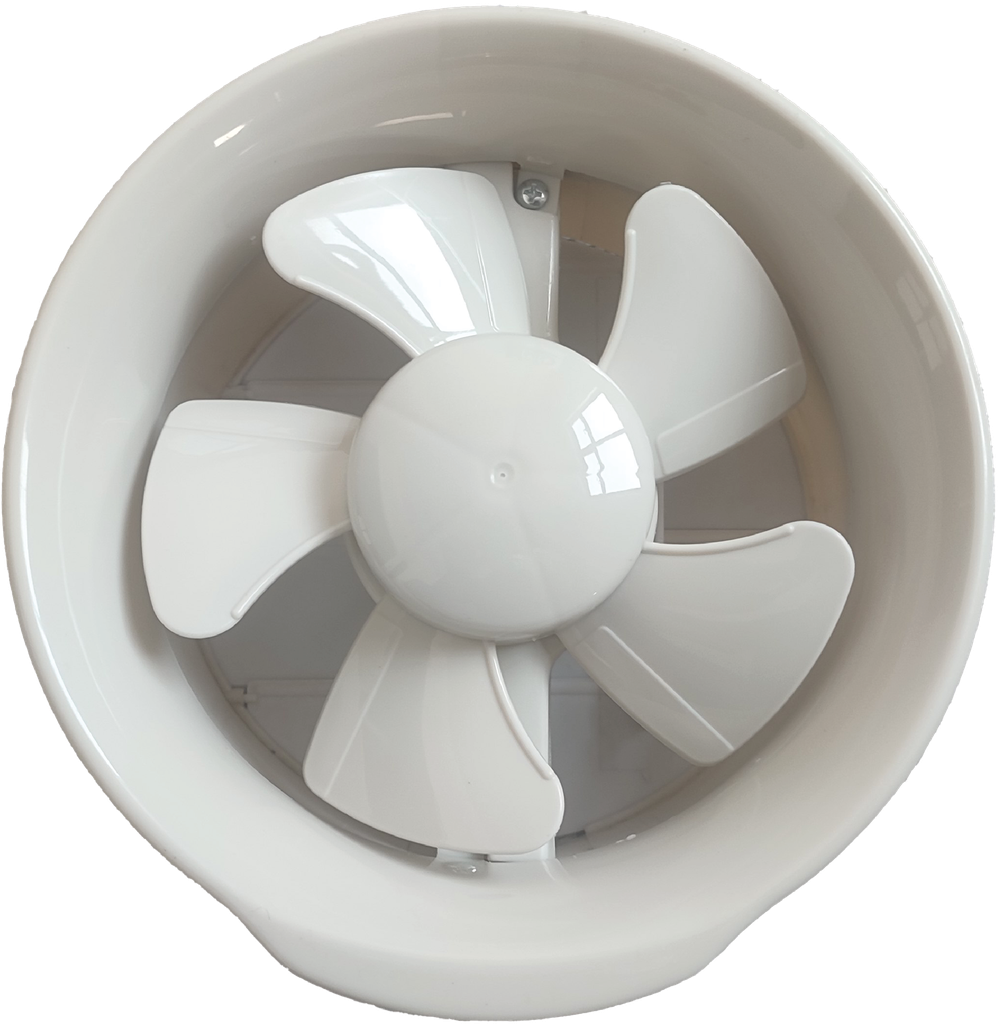 Exhaust Fan 15W  Round 6" Auto-shutter Loox