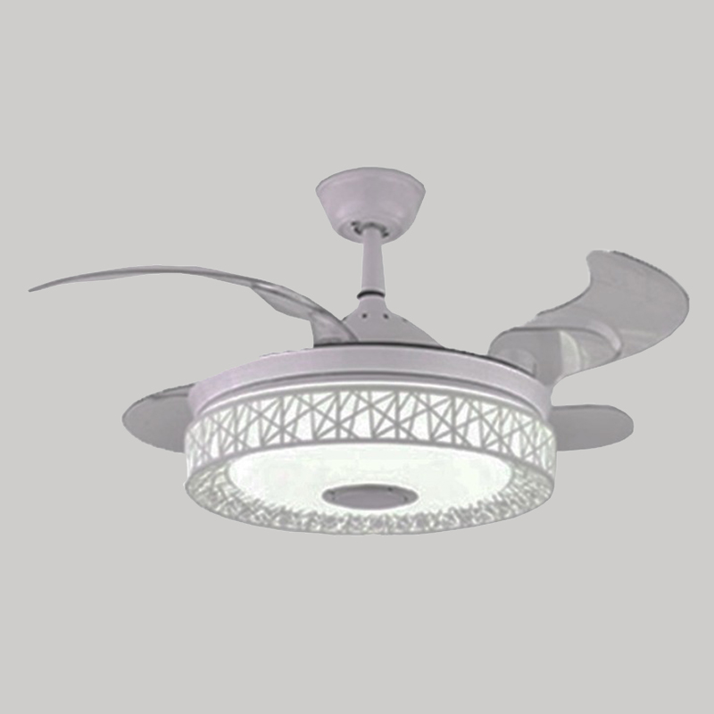 Ceiling Fan With Light 72052W White Loox