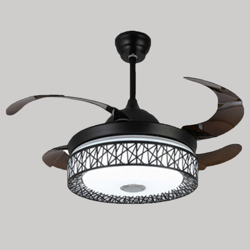 Ceiling Fan With Light 72062B Black Loox