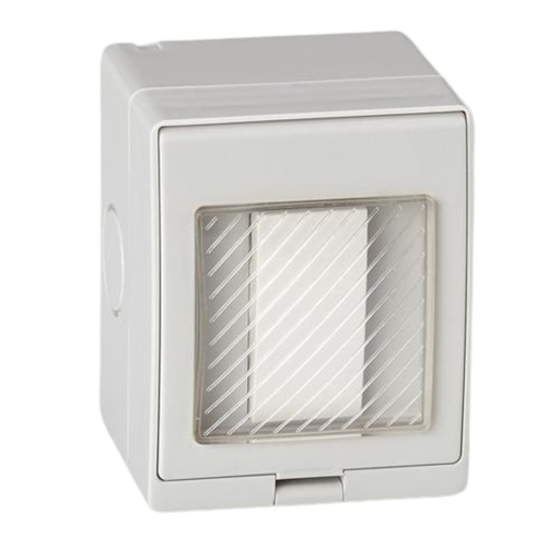 Light Switch Waterproof 1 Gange Piano Loox