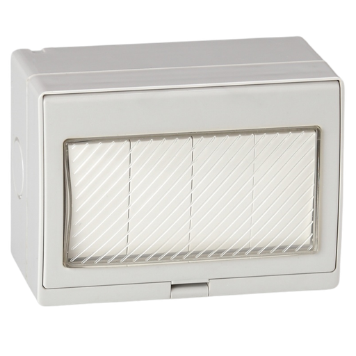 Light Switch Waterproof 4 Gange Piano Loox