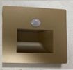 [LDST88S0023] Staircase 2W With Sensor Gold 85*85*35 Loox