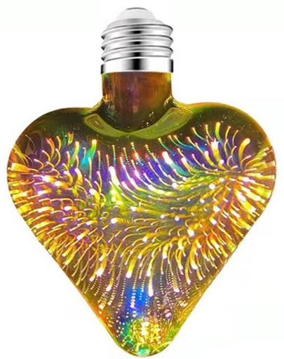 [LLH3H200050] Heart bulb 3D Loox