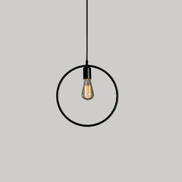 [LDHL3010041] Hanging Lamp 100411 Black Loox