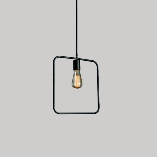 [LDHL3010042] Hanging Lamp 100412 Black Loox