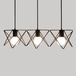 [LDHL8001178] Hanging Lamp 1178 Black Loox