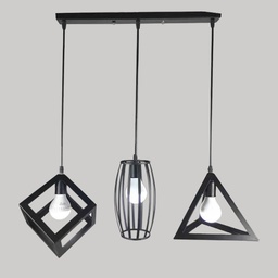 [LDHL6331170] Hanging Lamp 1170 Black Loox