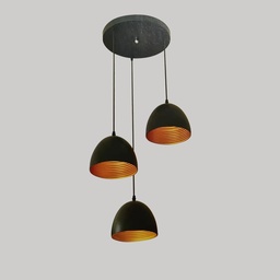 [LDHL1728011] Hanging Lamp 8011 Black Loox