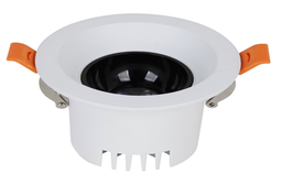 12W IP65 COB Downlight Anti-Glare Black Loox